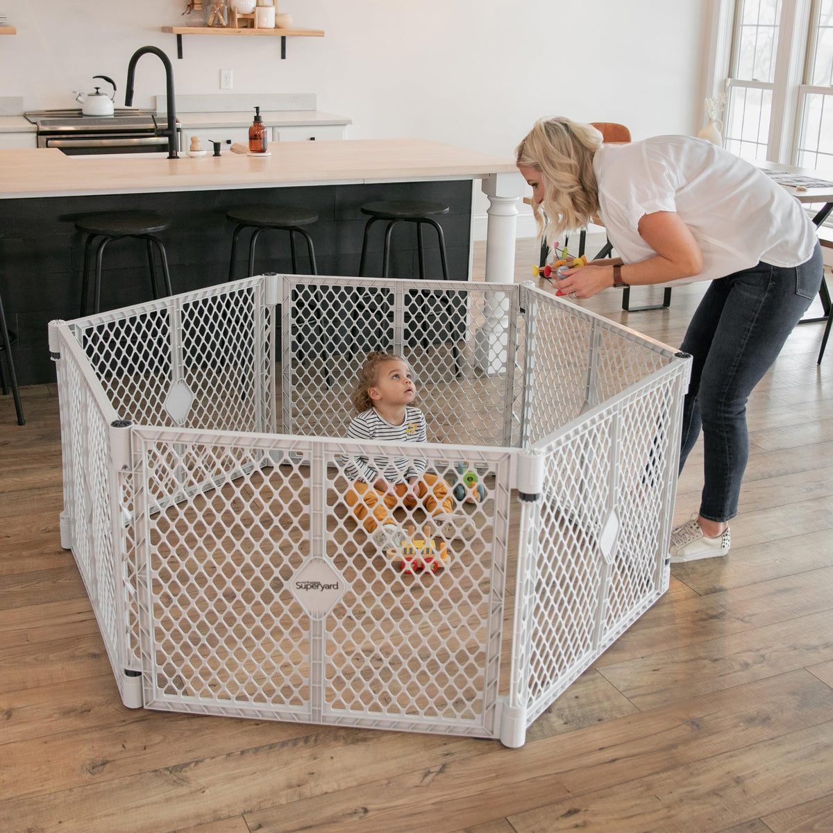 6-Panel Baby Playard T1417