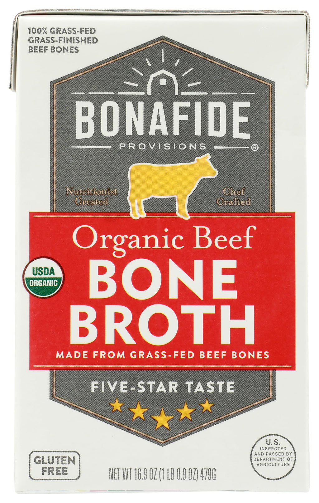 Organic Beef Bone Broth 16.9 Ounce X426