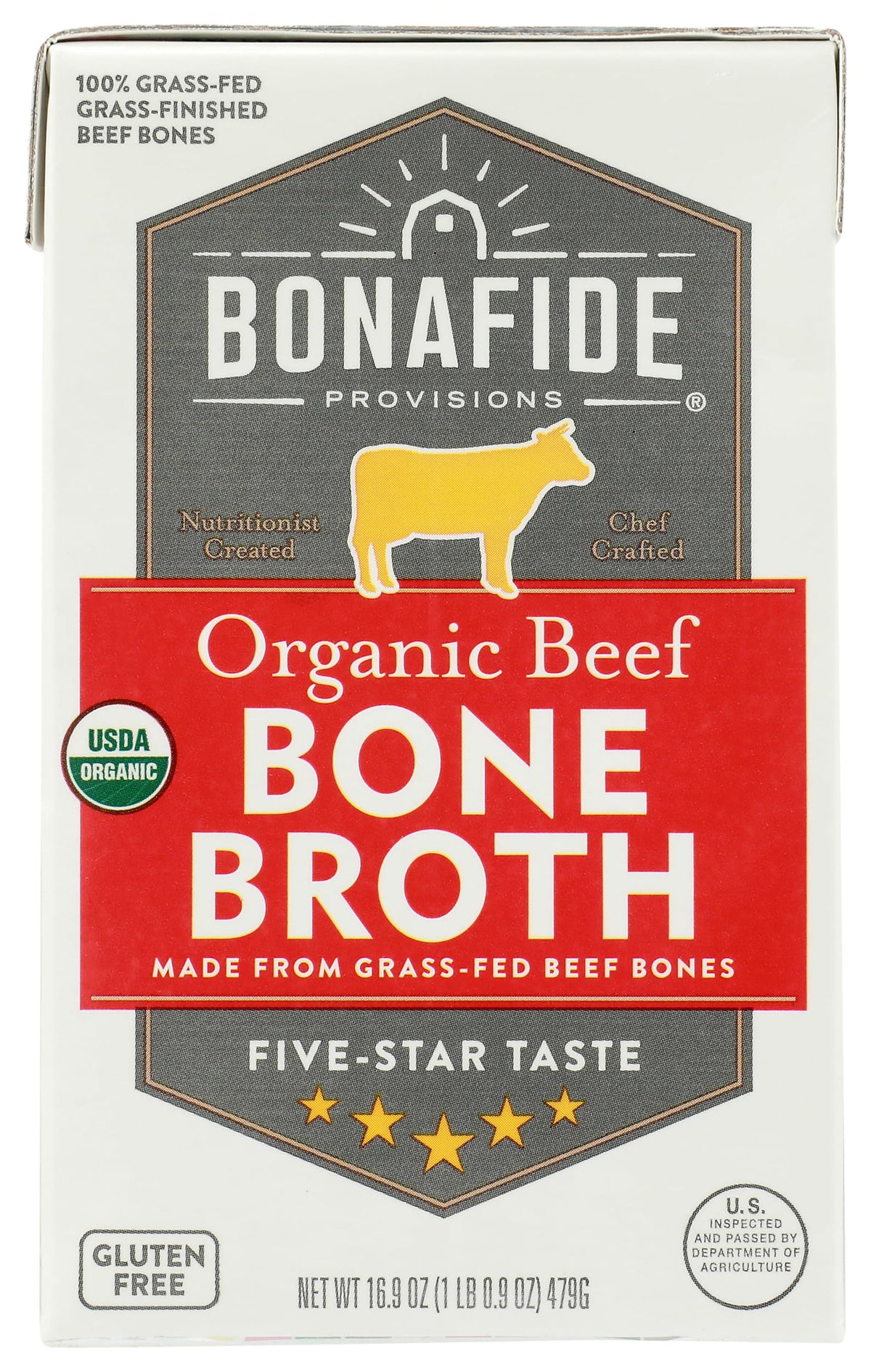 Organic Beef Bone Broth 16.9 Ounce X426